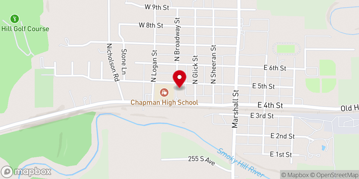 Map showing location of Chapman Naz