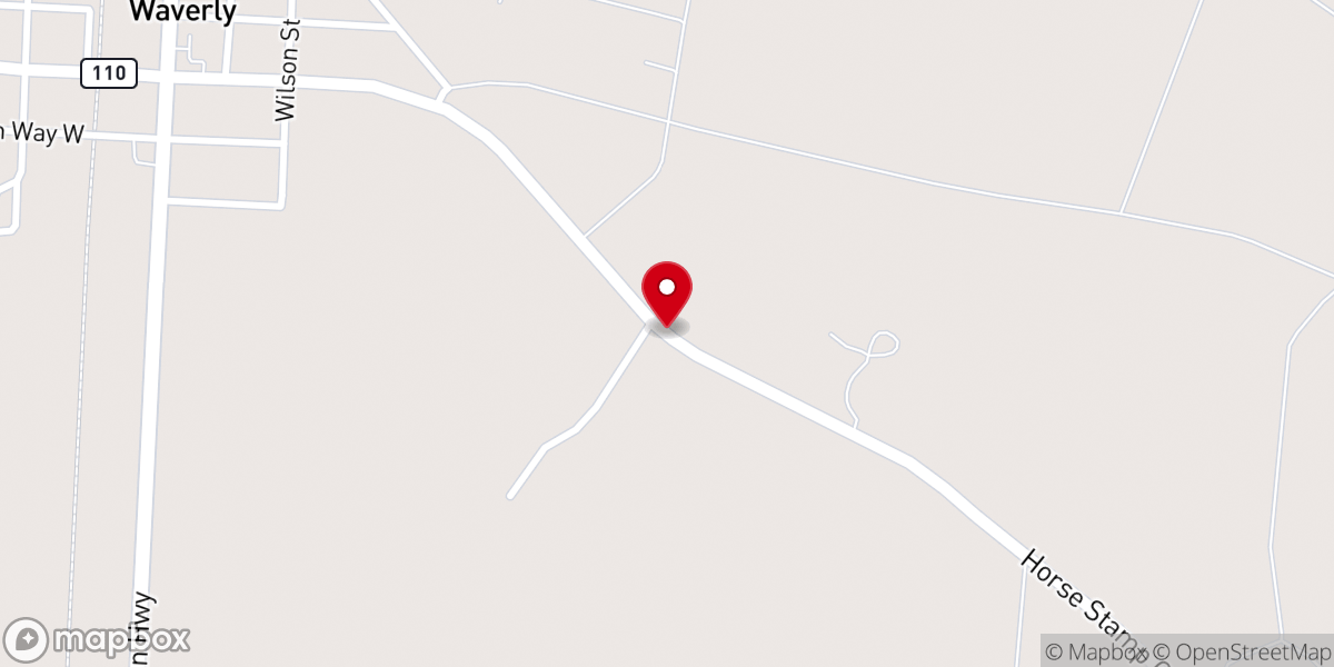Map showing location of Horse Stamp United Methodist Church