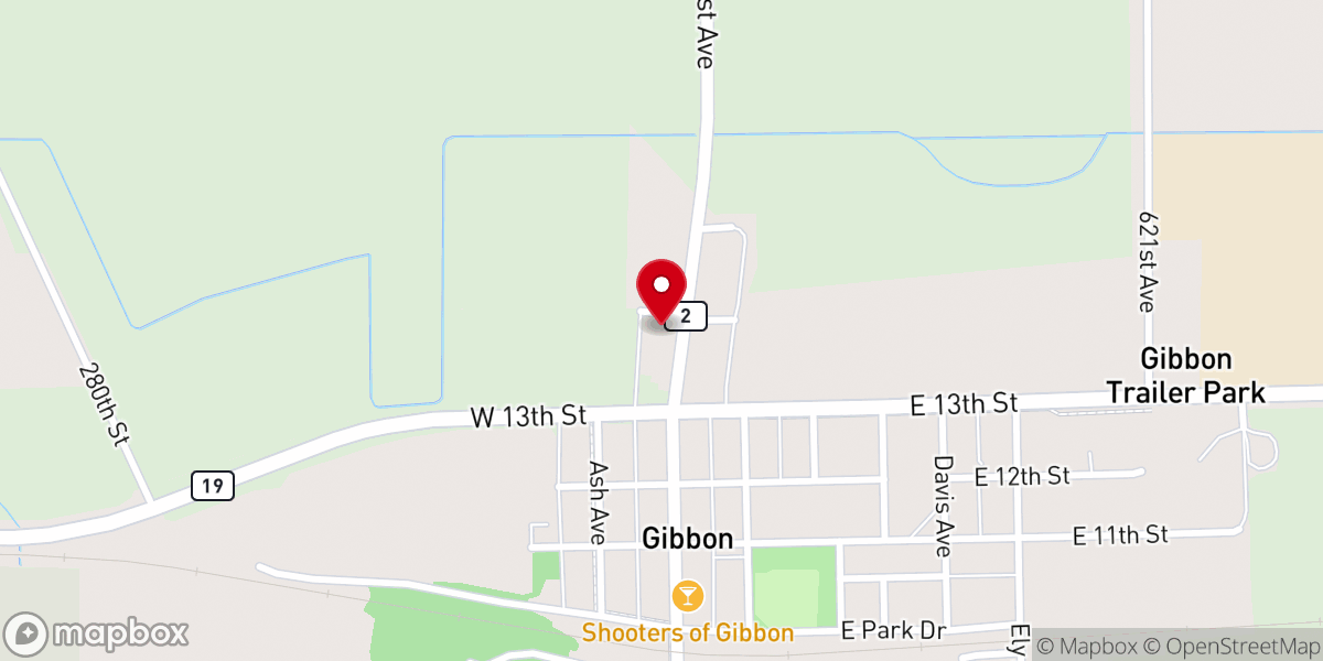 Map showing location of Immanuel Lutheran Church