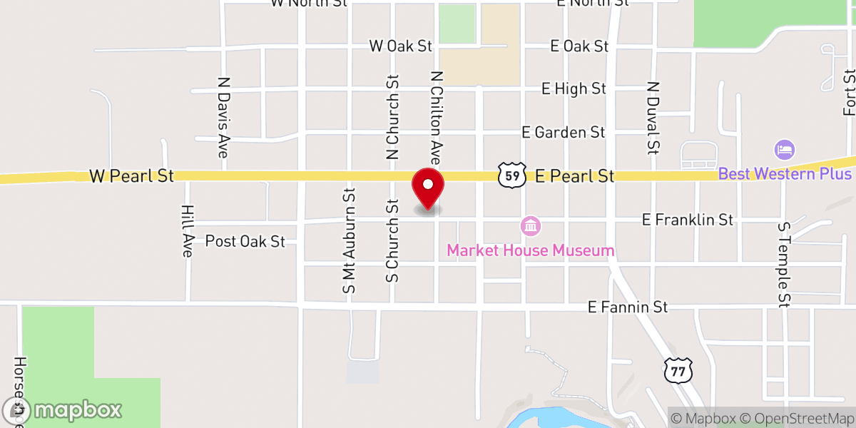 Map showing location of St. Stephen's Episcopal Church