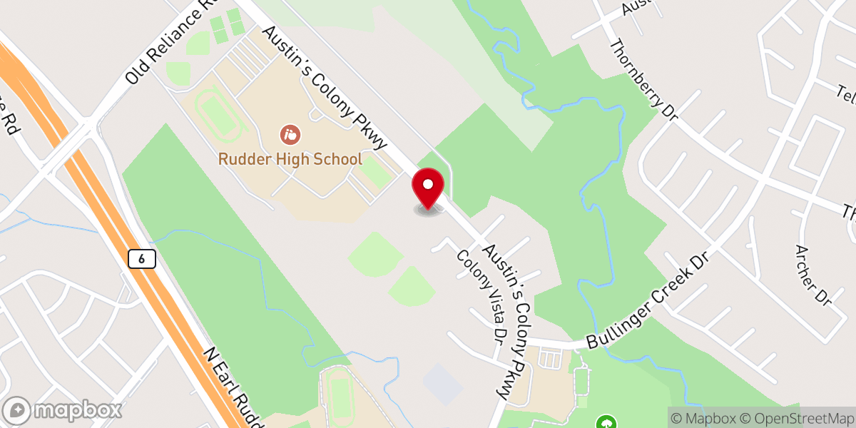 Map showing location of Faith United Church of Christ