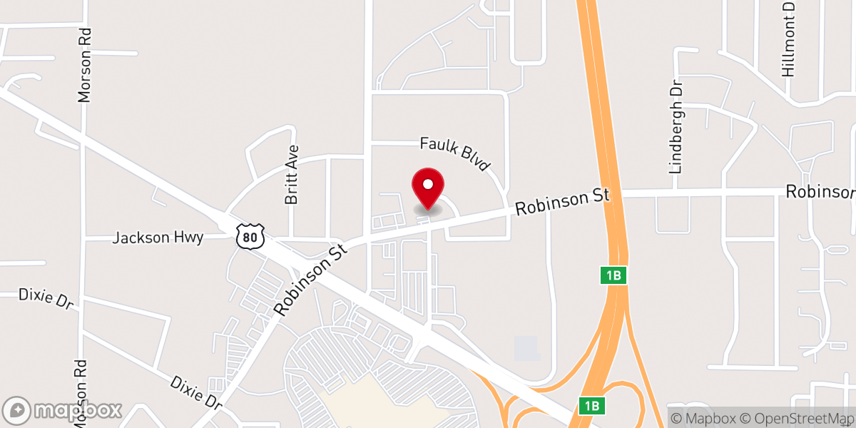 Map showing location of New Bethel Apostolic Church