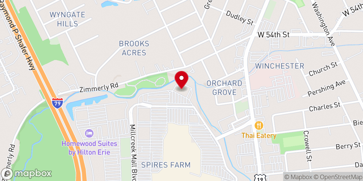 Map showing location of Elevate Church
