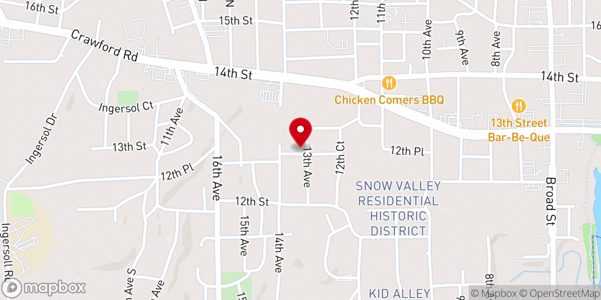 Map showing location of isantosministries
