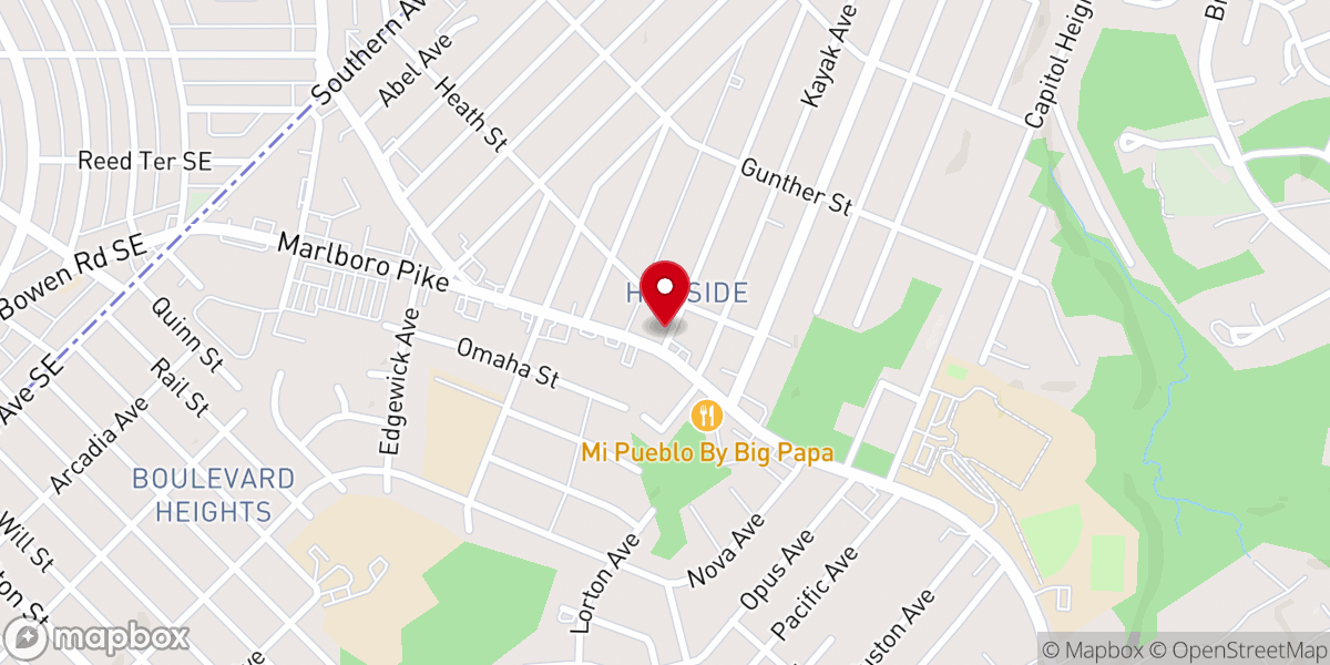 Map showing location of Grace Bible Fellowship