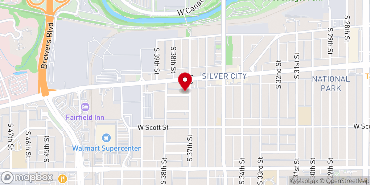 Map showing location of Atmosphere Church