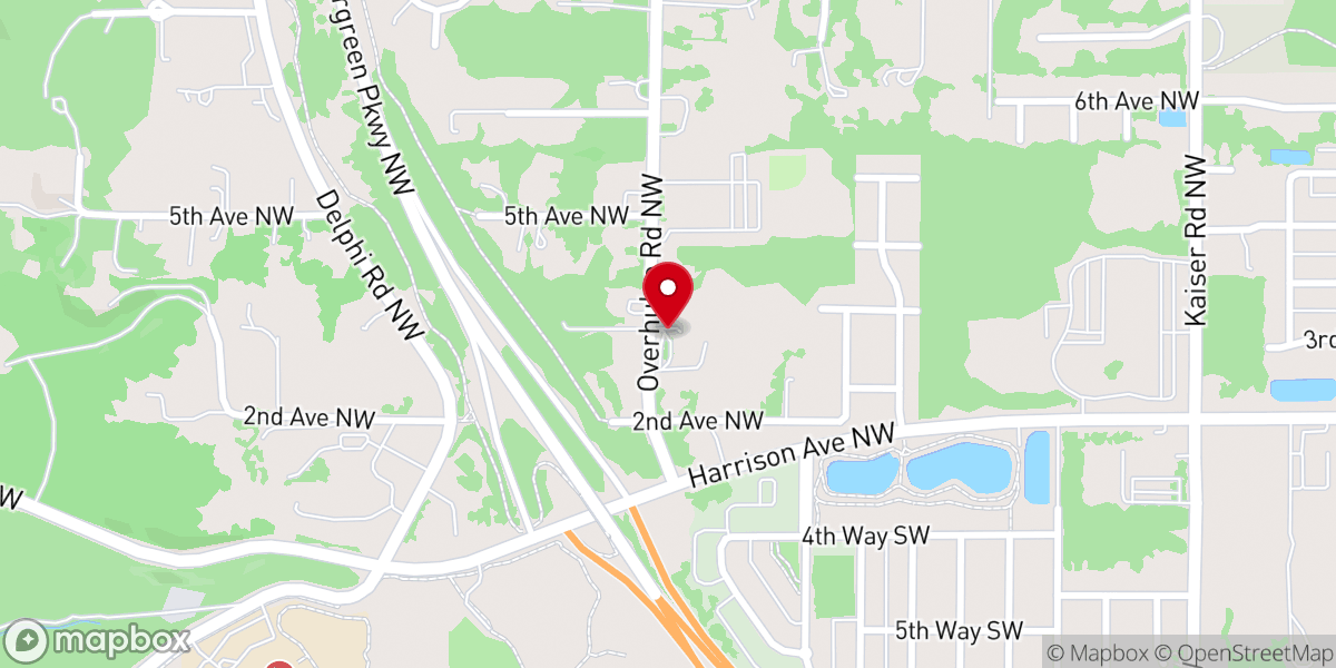 Map showing location of Cornerstone Presbyterian Church