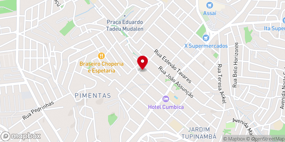Map showing location of Igreja Pentecostal Deus é o Senhor