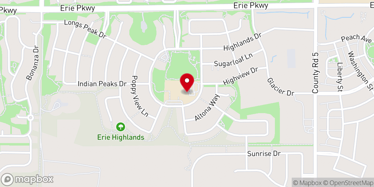 Map showing location of Redemption Lutheran Church