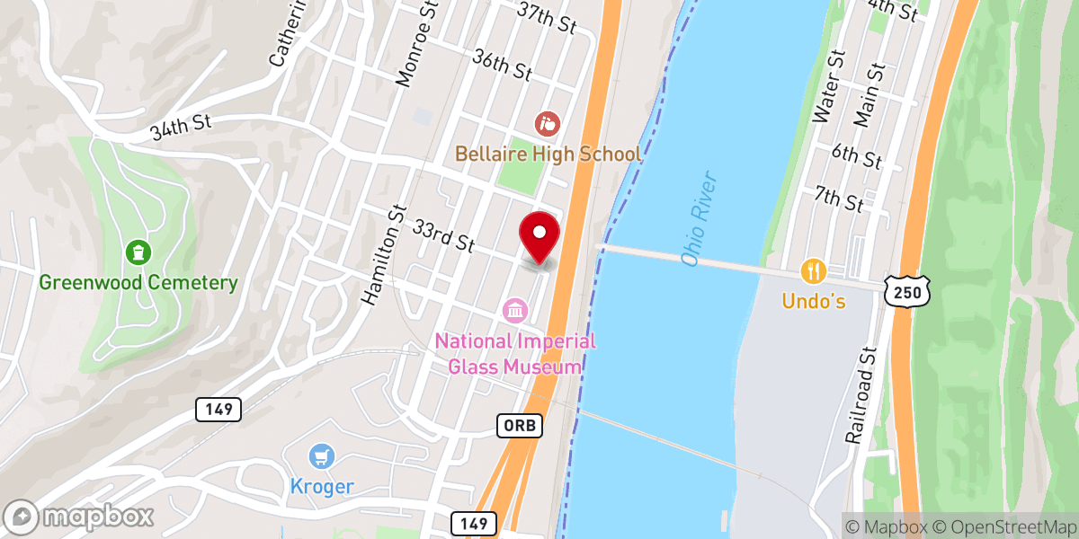 Map showing location of Beegle Sr Paul