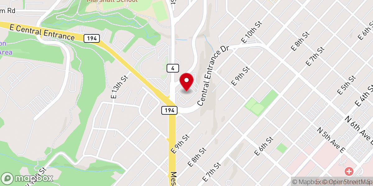 Map showing location of First United Methodist Church