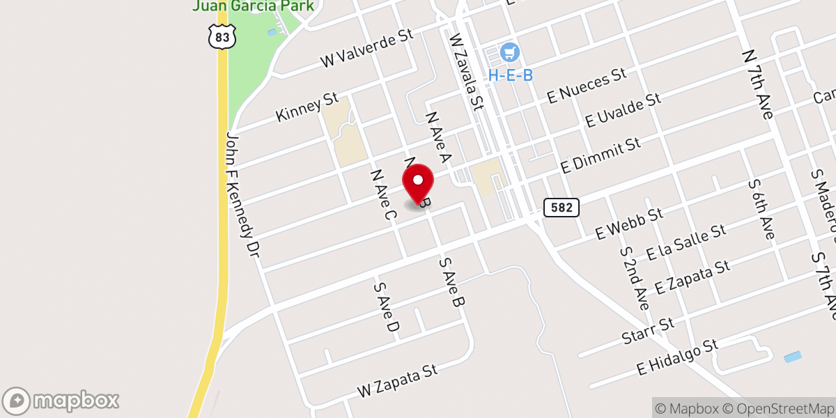 Map showing location of Winter Garden Christian School