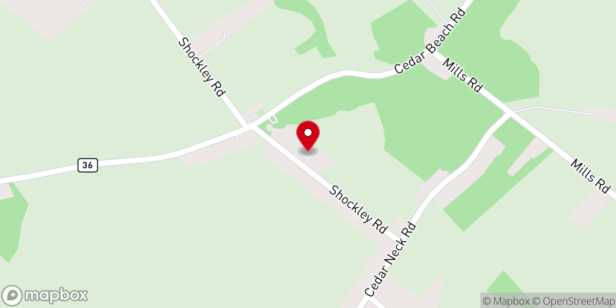 Map showing location of HOPE CHURCH - Milford, DE