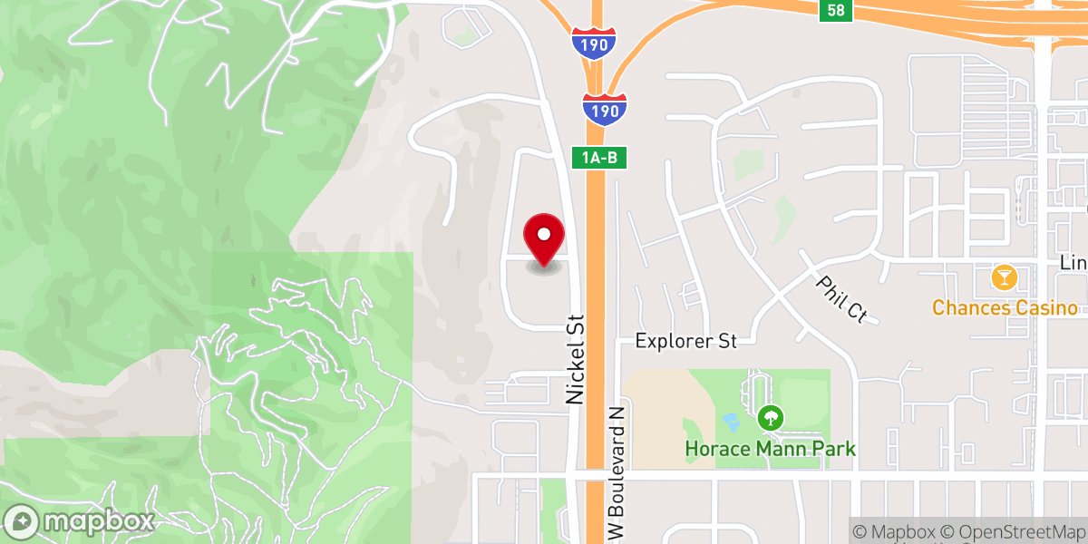 Map showing location of Rapid City church of Christ