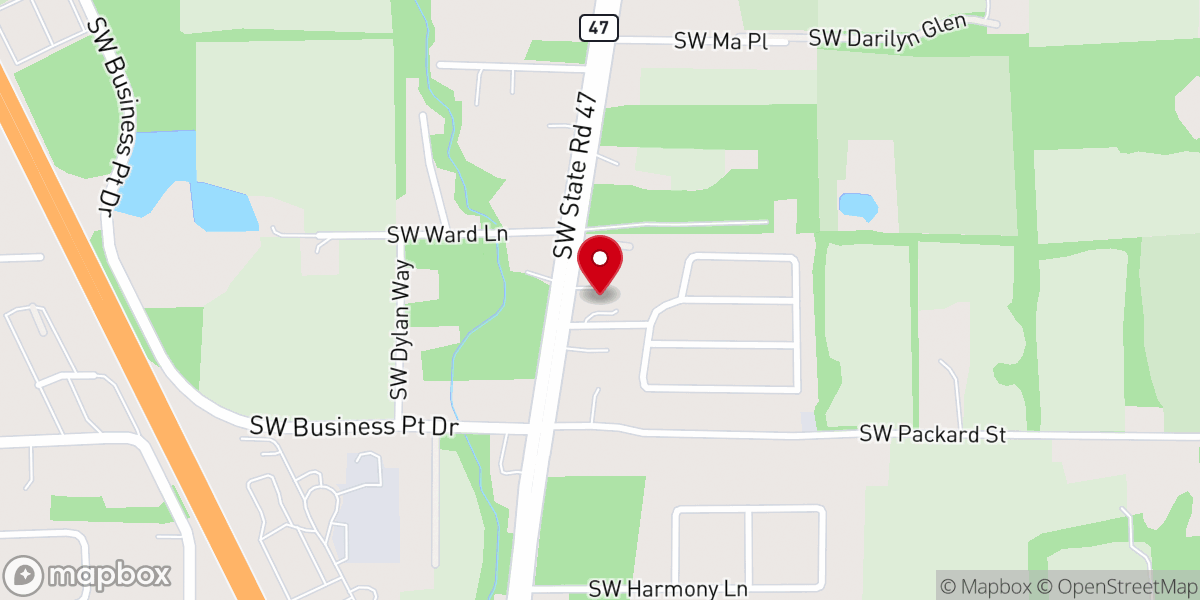 Map showing location of Lake City Church of Nazarene