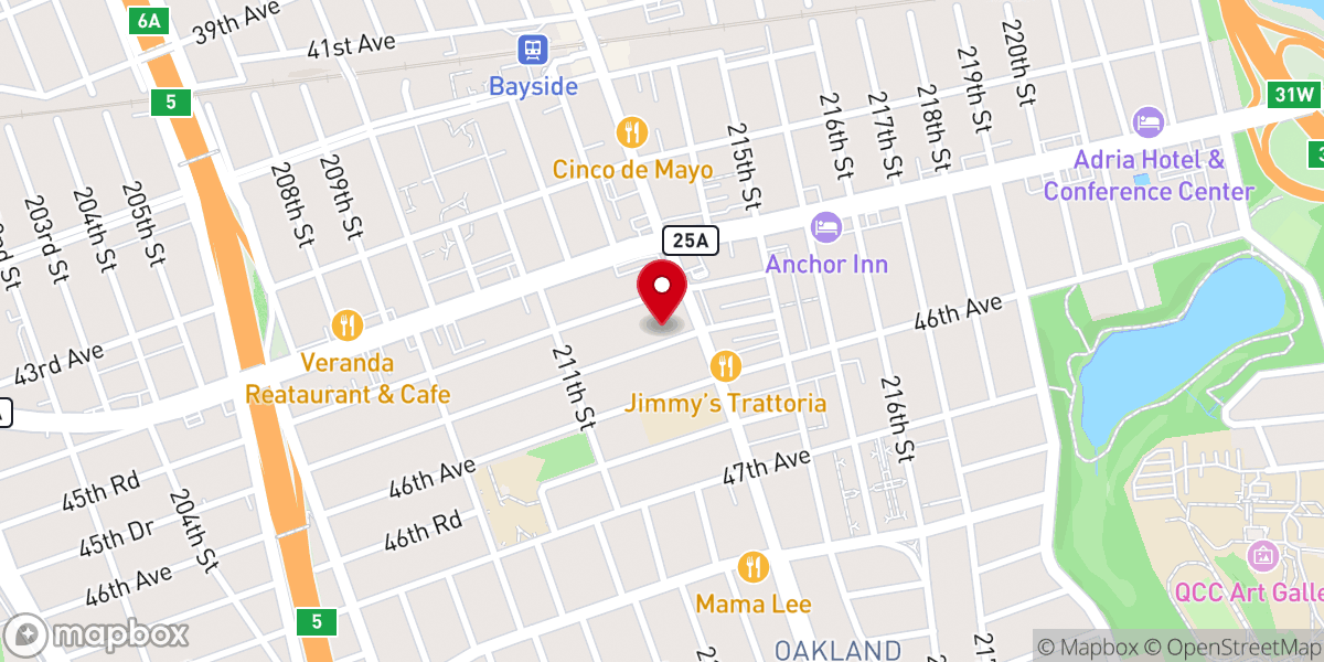 Map showing location of 뉴욕 예수동행 교회 New York Walking with Jesus Church