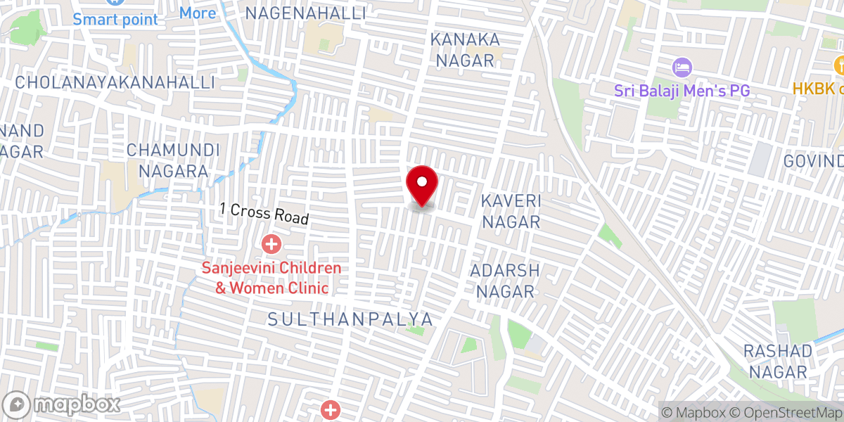 Map showing location of St. Alphonsa Forane Church