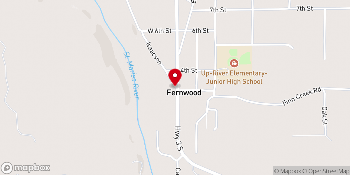 Map showing location of UpRiver Bible Church