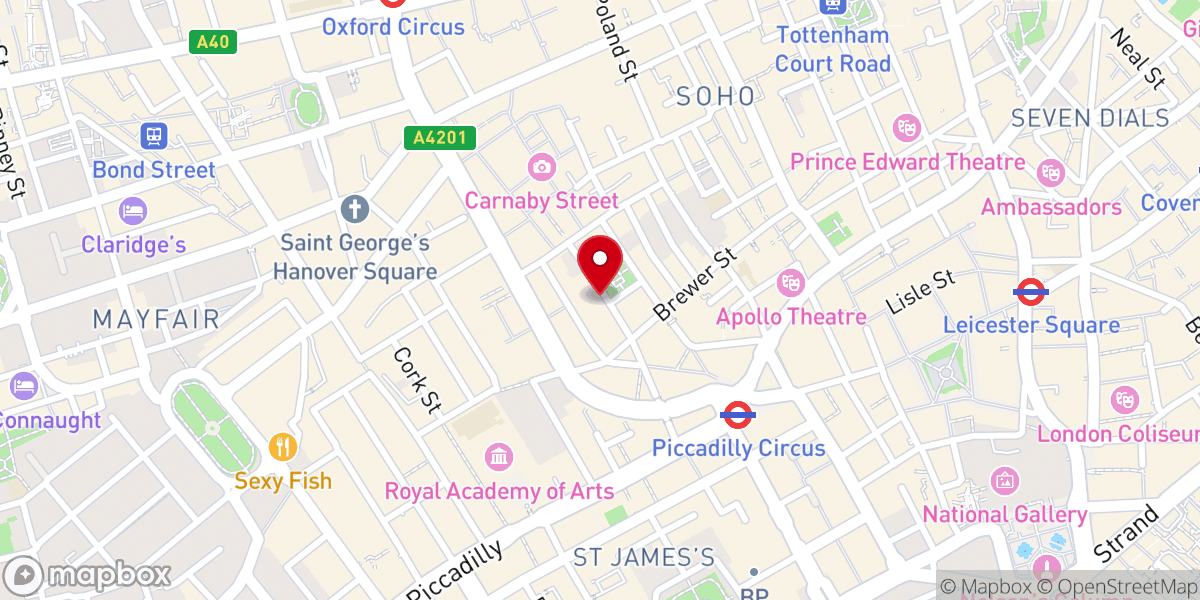 Map showing location of Grand Priory Of England Smom
