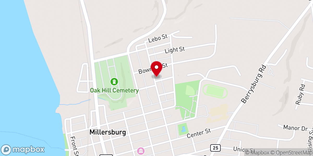 Map showing location of The Therapeutic touch