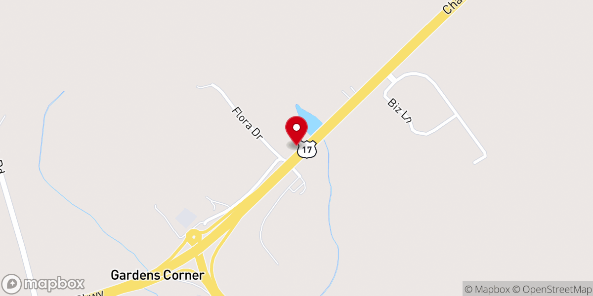 Map showing location of Carolina Cider Company & Clockwise Coffee