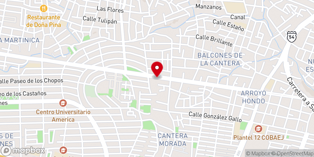Map showing location of IDN Vida Nueva