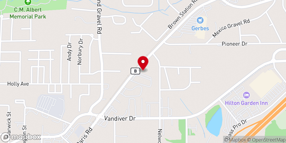 Map showing location of Anthem Church