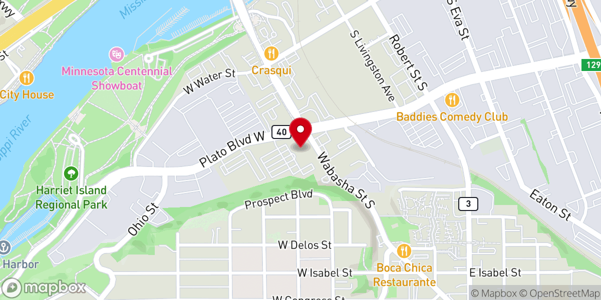 Map showing location of Health Partners: Campbell Thomas F MD