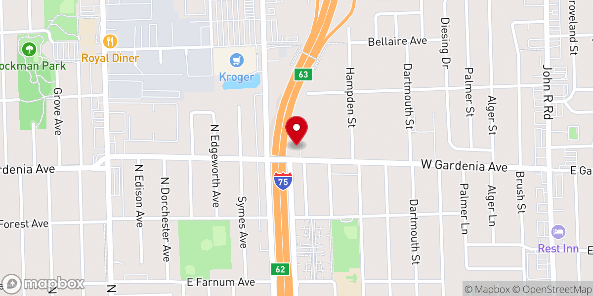 Map showing location of New Beginning General Baptist