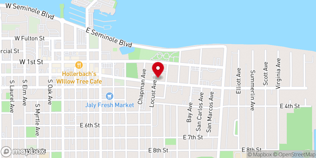Map showing location of Mars Hill SDA Church