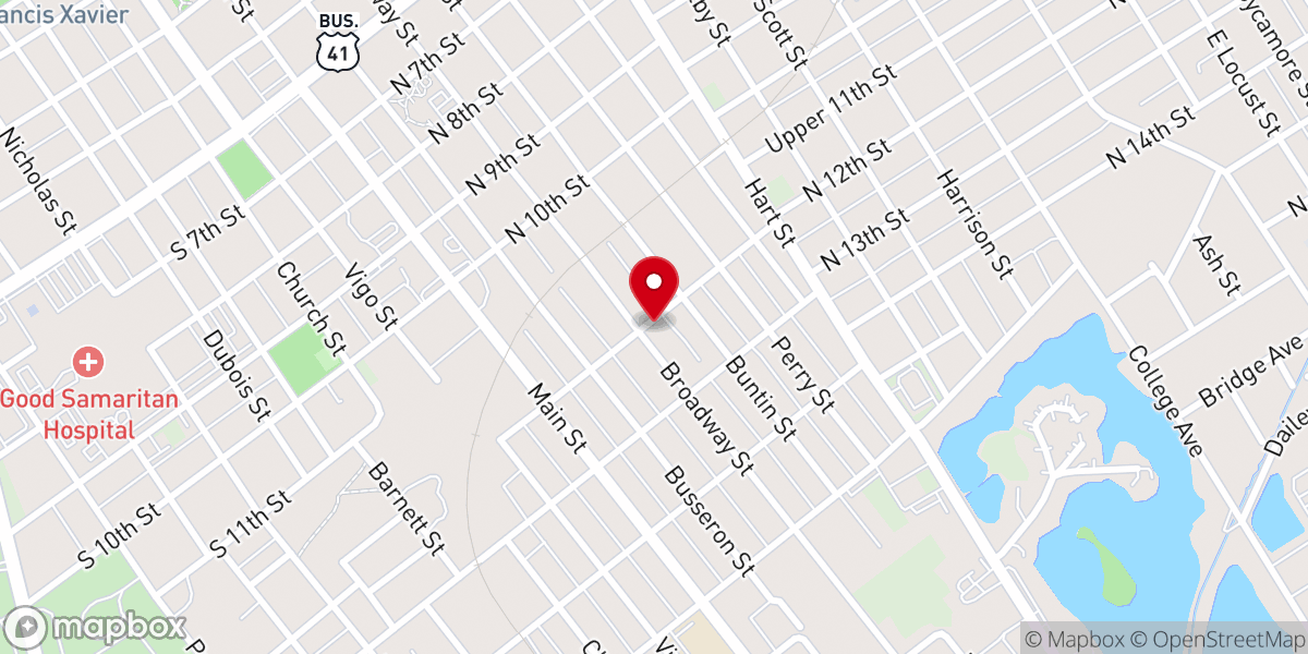 Map showing location of New Heart Church Inc