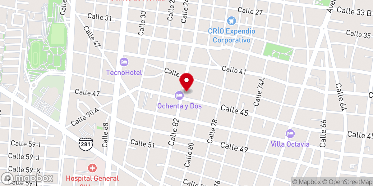 Map showing location of Tierra de la VIDA