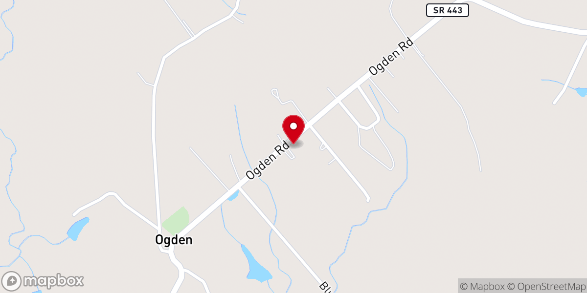 Map showing location of Dayton Ogden Road Seventh-Day Adventist Church