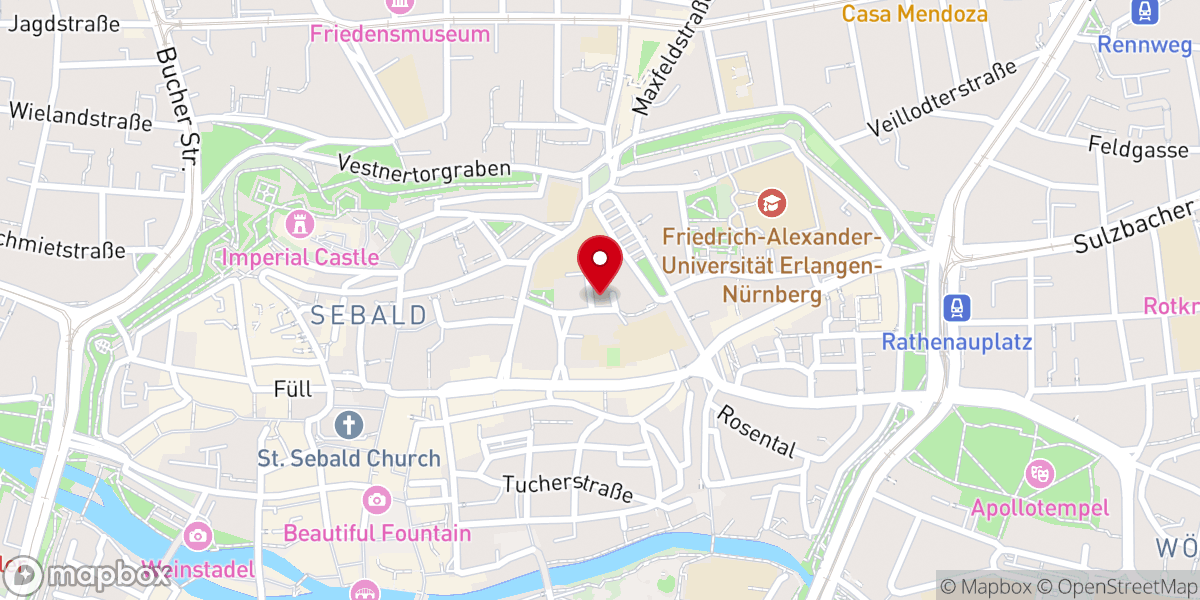 Map showing location of Kirchengemeindeamt