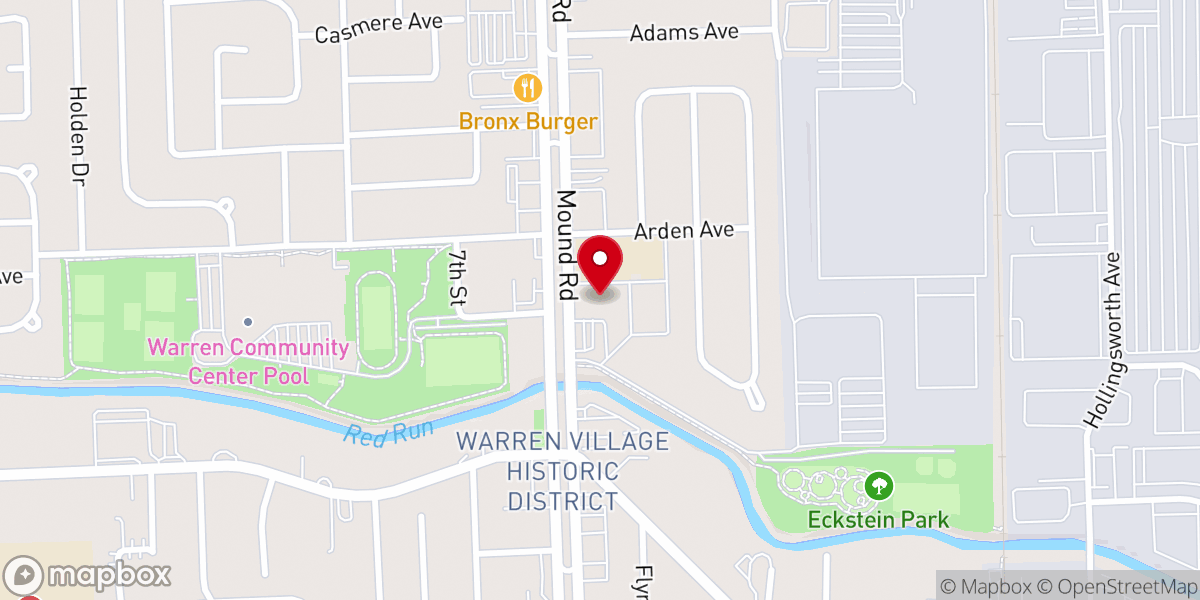 Map showing location of St Anne Catholic Church