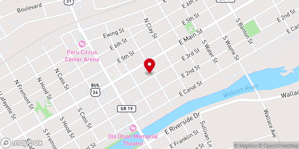 Map showing location of Living Manna Ministries