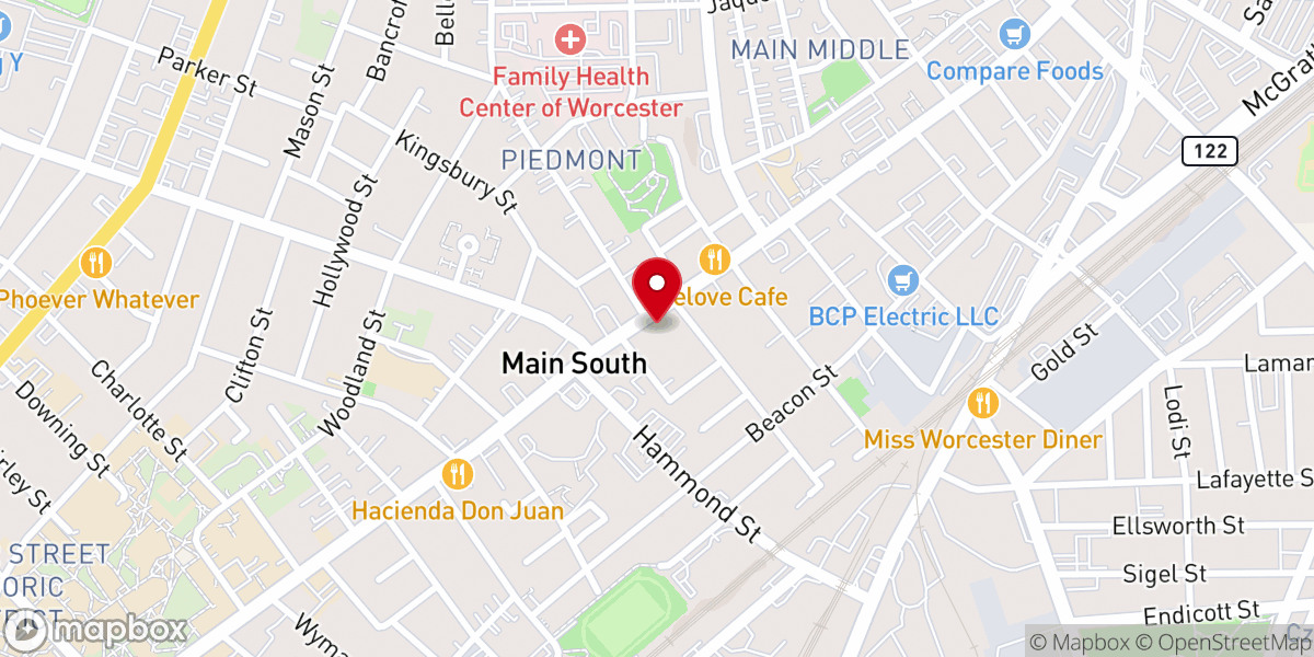 Map showing location of Rock-Salvation Pentecostal