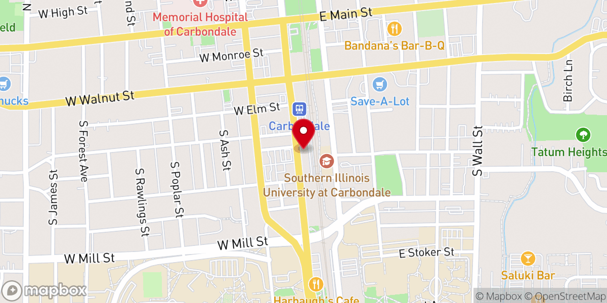 Map showing location of Hangar 9