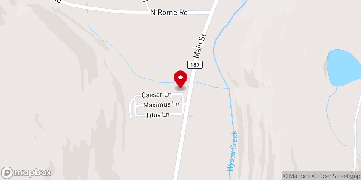 Map showing location of Emanuel Brotherhood Church