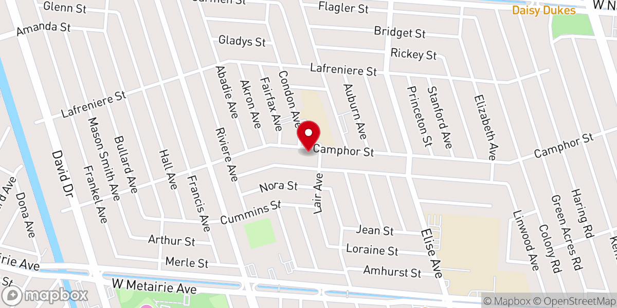Map showing location of Christian Congregation in the United States - CCUS Metairie / New Orleans