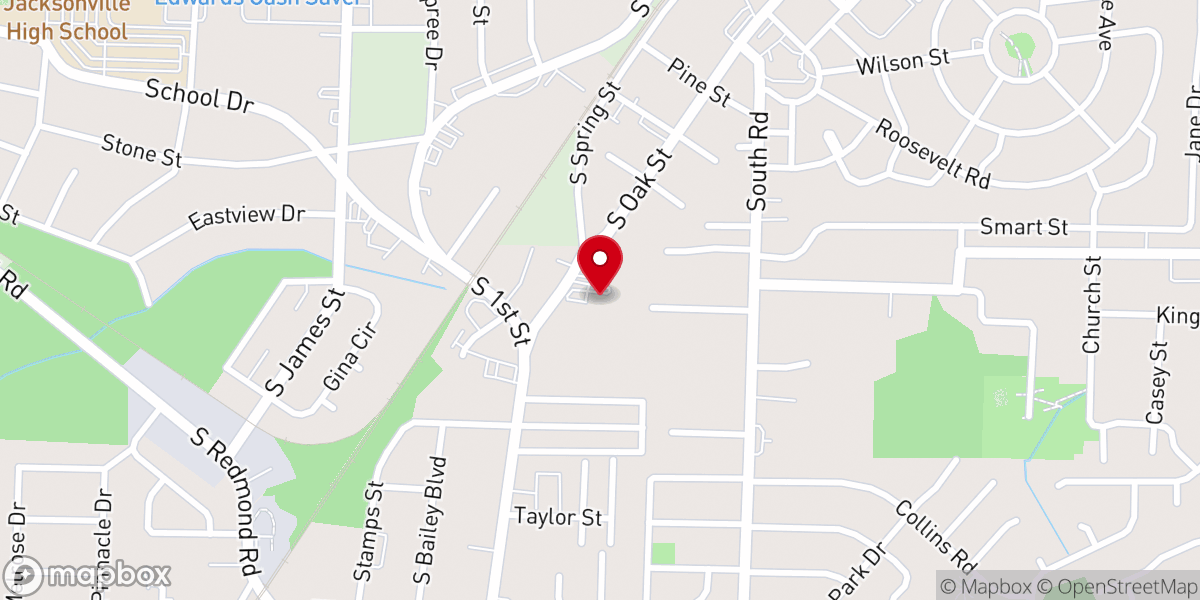 Map showing location of House of Refuge Ministries
