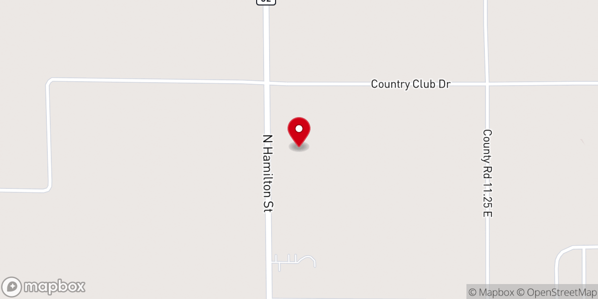 Map showing location of Faith Lutheran Church