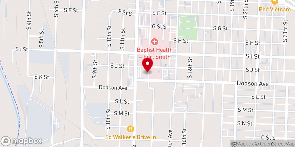 Map showing location of Evangel Temple Assembly of God- Building 2