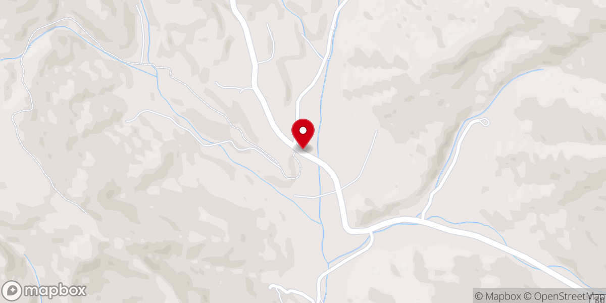 Map showing location of Grubbs Chapel