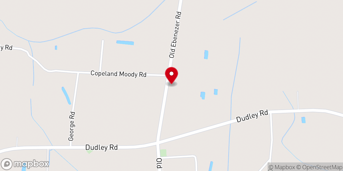 Map showing location of Union Baptist Church New Building