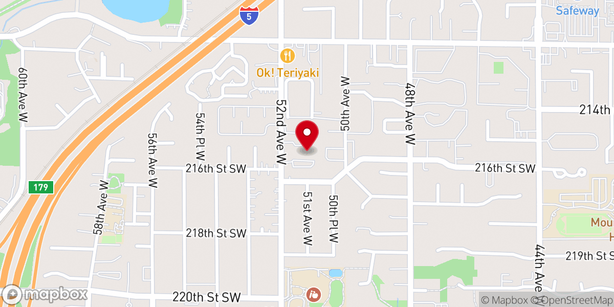 Map showing location of The Great Love Church of Seattle