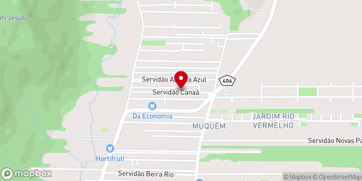 Map showing location of Igreja Santa Paulina