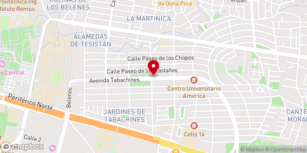 Map showing location of Parroquia De La Visitación