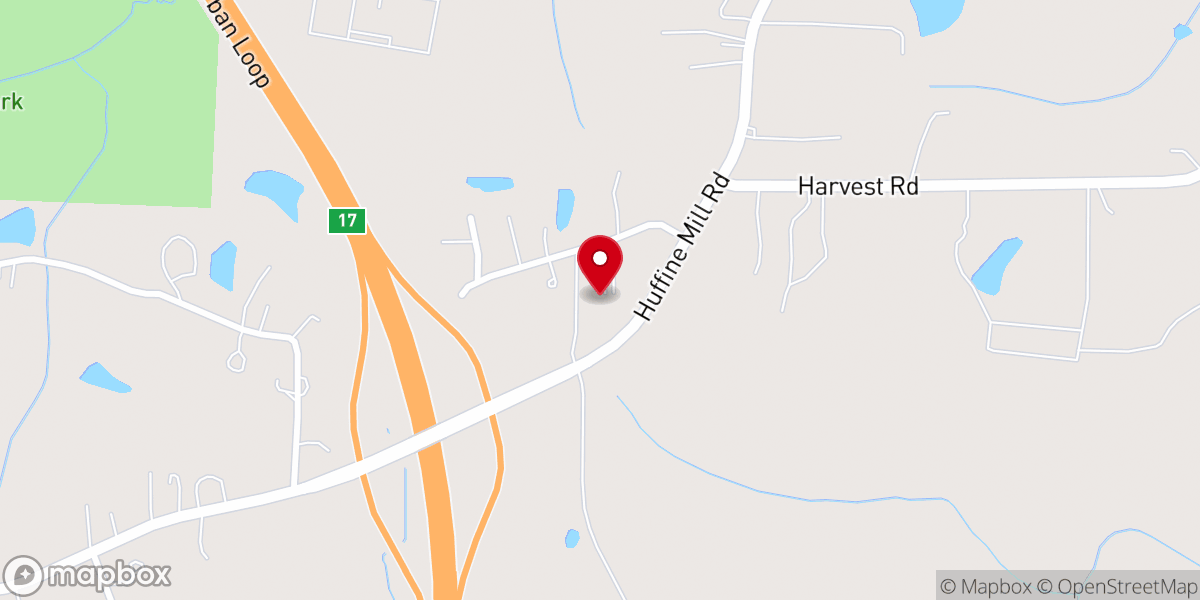 Map showing location of Mercy Hill Church - Northeast Campus