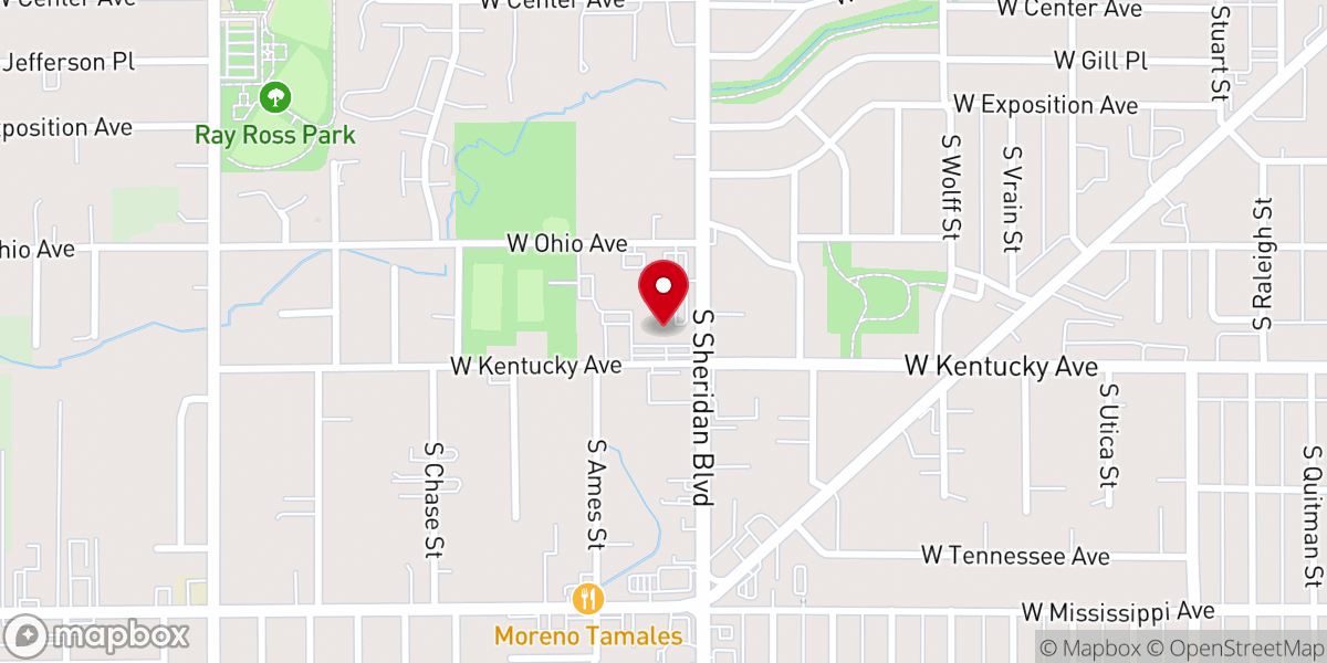 Map showing location of New Hope Ministries